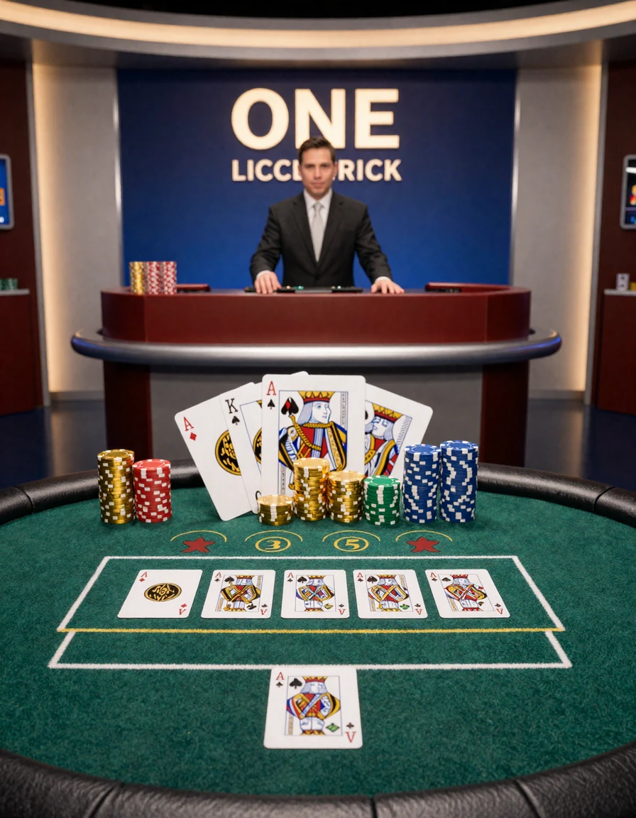 ONE Blackjack Live-Blackjack Poster im GoldBet Casino Katalog