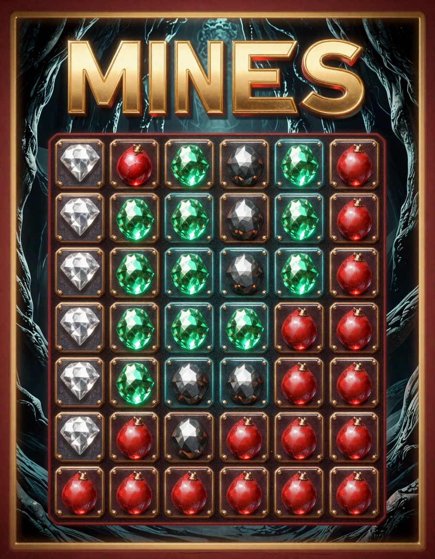 Mines Original-Game Poster im GoldBet Casino Katalog